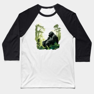 Black Gorilla Baseball T-Shirt